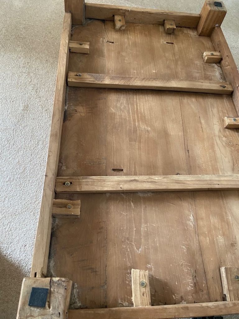 Cube Coffee Table, Reclaimed Teak, made by RAFT