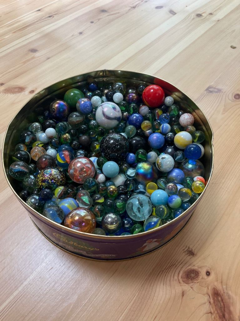 Huge Collection of Marbles – Various Sizes, Good Condition