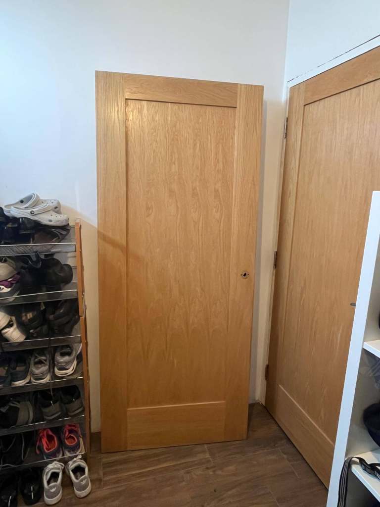 Solid Oak Door - Finished