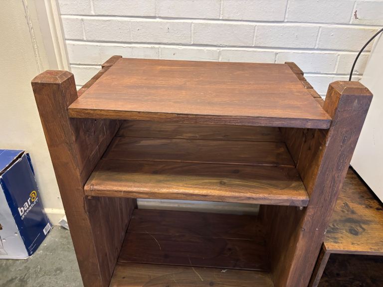 Sturdy Wooden Bookcase / Storage Unit
