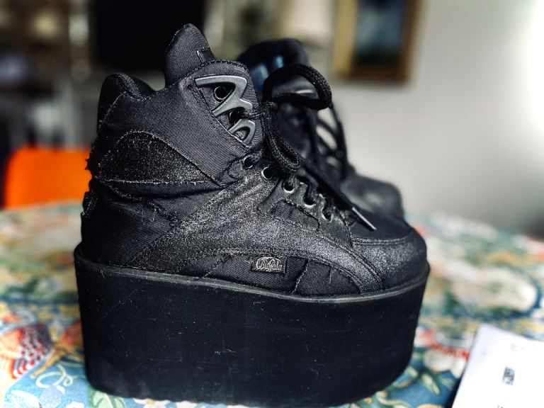 Buffalo London Rising Towers High Platform Boots. Size 3|3.5 UK