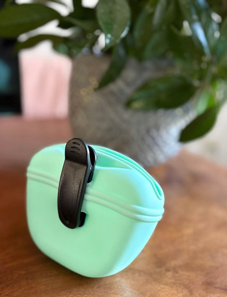 Green Silicone Dogs Treat Pouch New