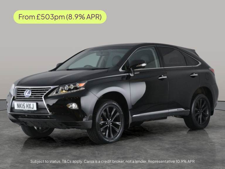 2015 Lexus RX 3.5 450h V6 Premier SUV 5dr Petrol Hybrid CVT 4WD Euro 5 (s/s) (299 ps) - L Suv Hyb...