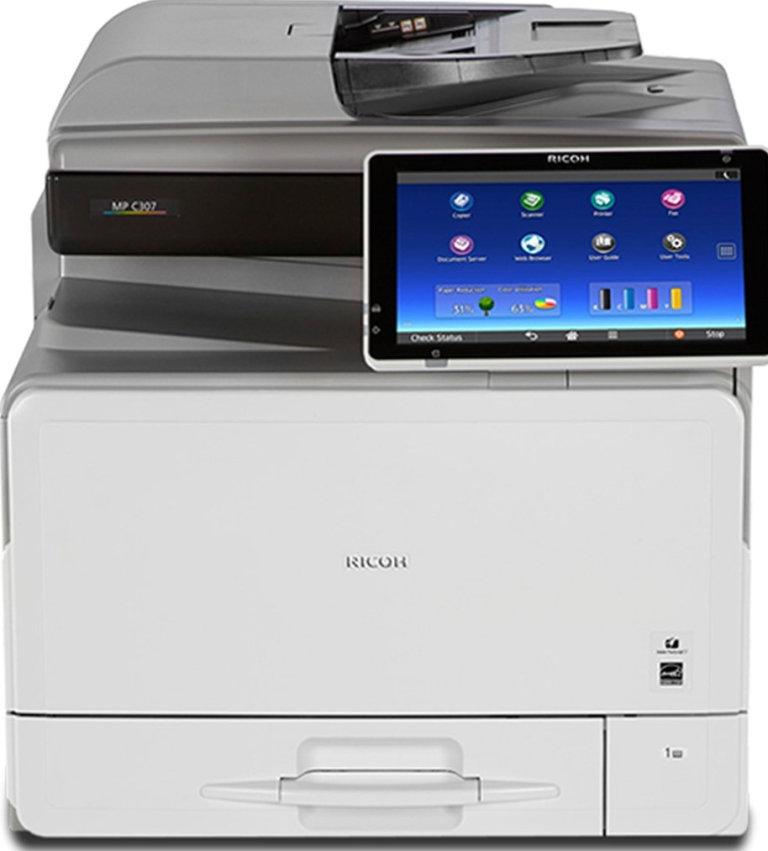 RICOH AFICIO MPC307 MULTIFUNCTIONAL COLOUR PRINTER