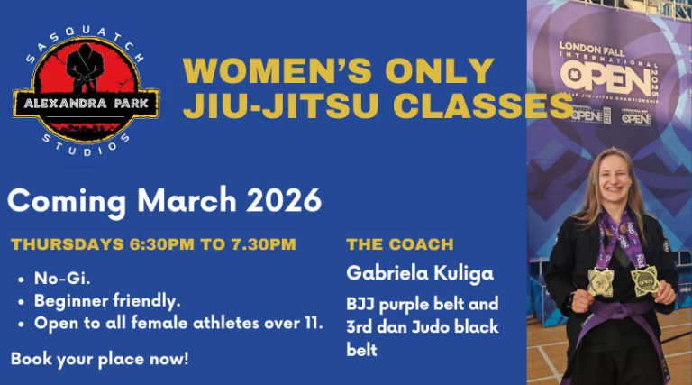 Women's Only Jiu-Jitsu Classes 