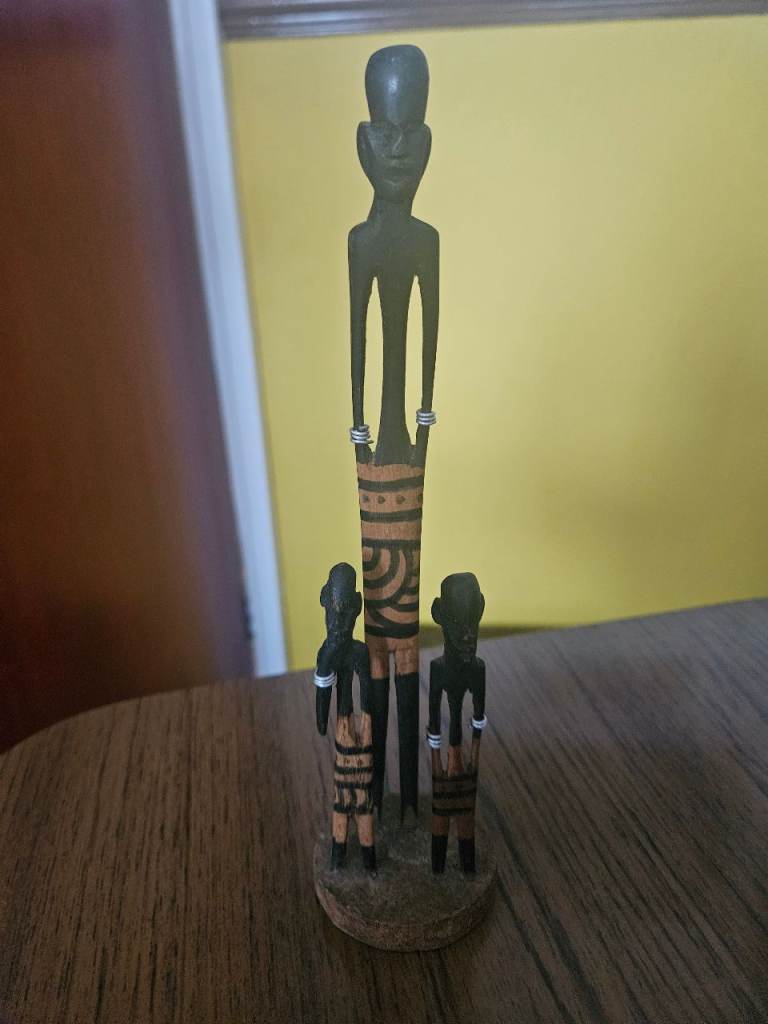 Job lot of wooden animals and figures