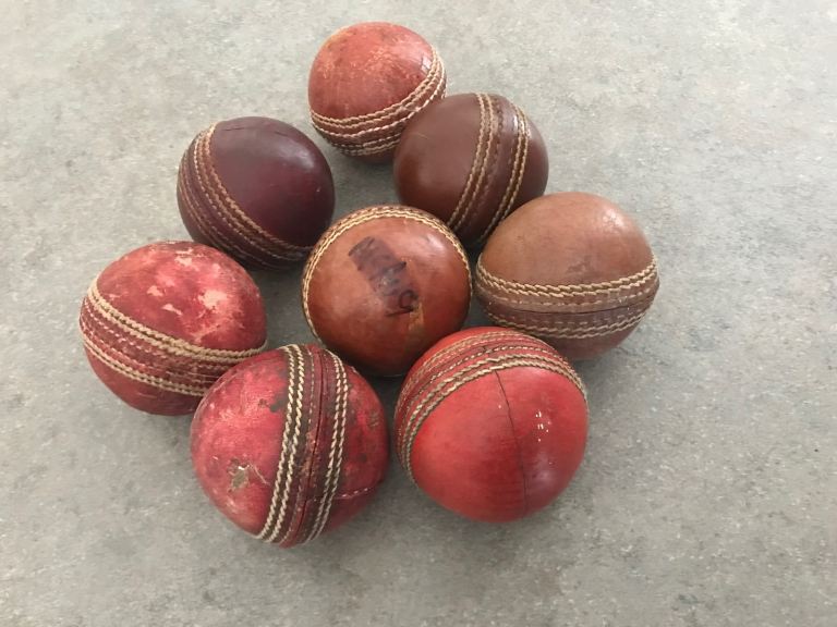 Used Cricket Balls
