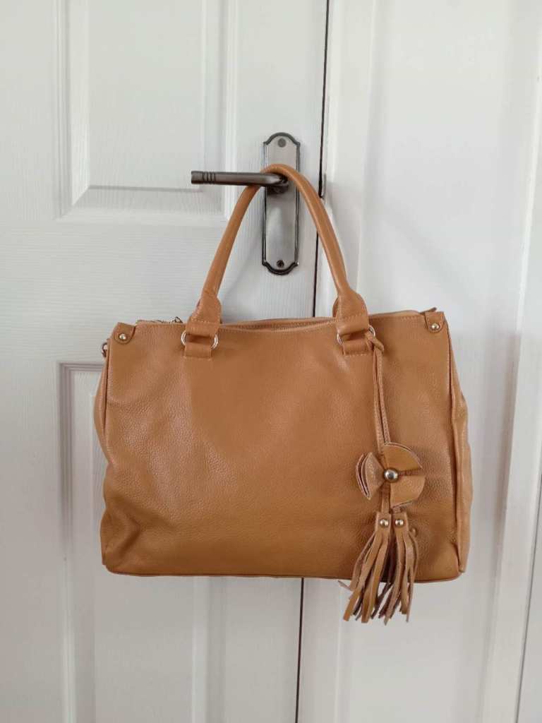 Women Lady Real Leather handbag 