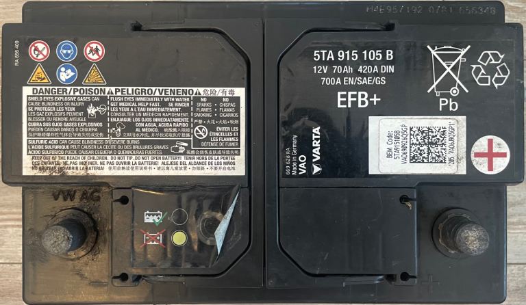 ✅12V Car Van Battery 700A 70Ah Varta EFB🔋