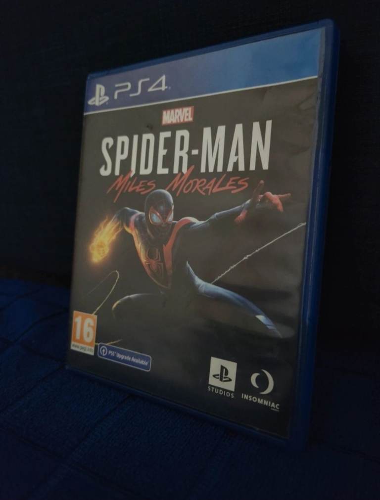 Marvel Spider-Man Miles Morales PS4 Game Complete Tested Working plus FREE PS5 upgrade.