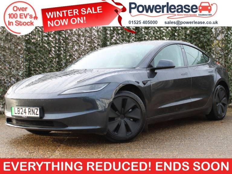 2024 Tesla Model 3 Saloon 4dr Electric Auto RWD (208 ps) Saloon ELECTRIC Automatic