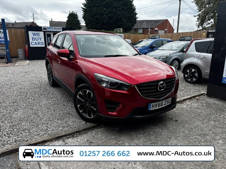 2016 Mazda CX-5 2.2d Sport Nav 5dr, SAT NAV, LEATHER, REVERSE CAMERA, HPI CLEAR, 2x KEYS ESTATE D...