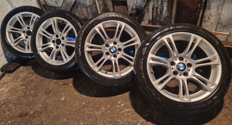 BMW MSPORT ORIGINAL ALLOY WHEELS FIT 3 SERIES 4 SERIES 5 SERIES 