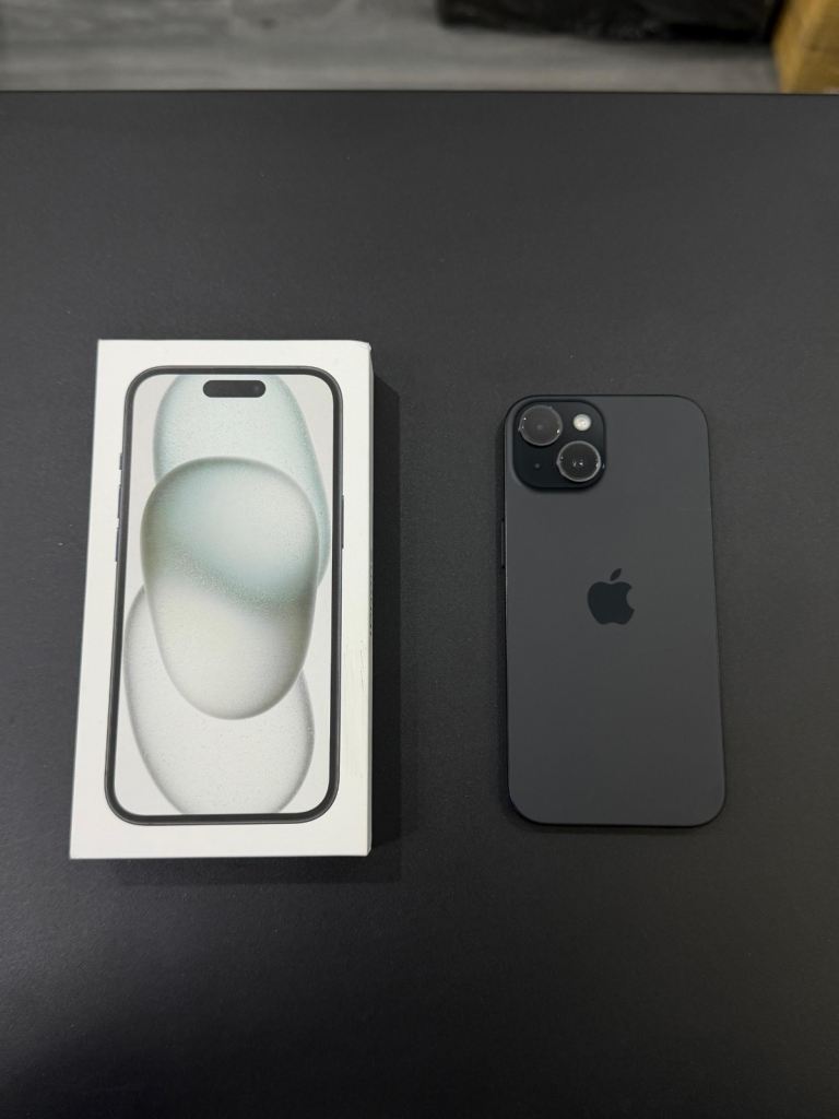 Apple iPhone 15 128GB Black (Unlocked) Excellent Condition Fully Boxed