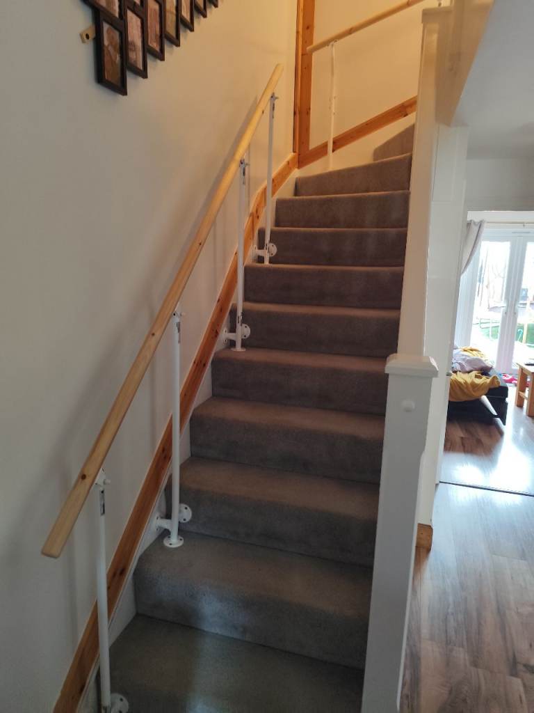 Heavy Duty Stair Handrail System – Complete Set, Very Strong, £100 ono