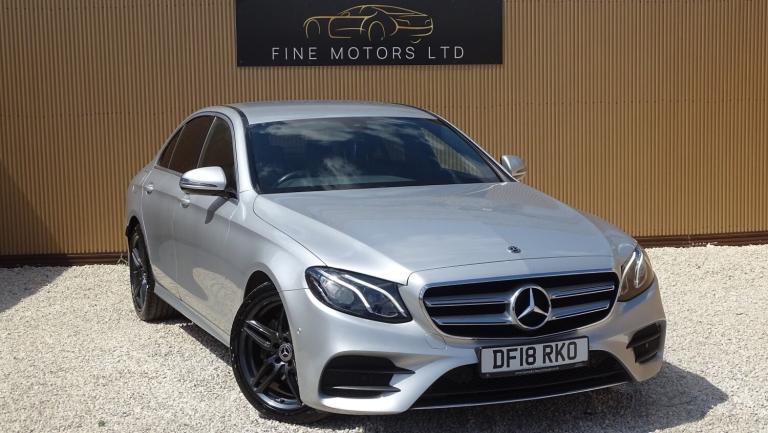 MERCEDES-BENZ E CLASS 2.0 E220d AMG Line Silver Auto Diesel 2018