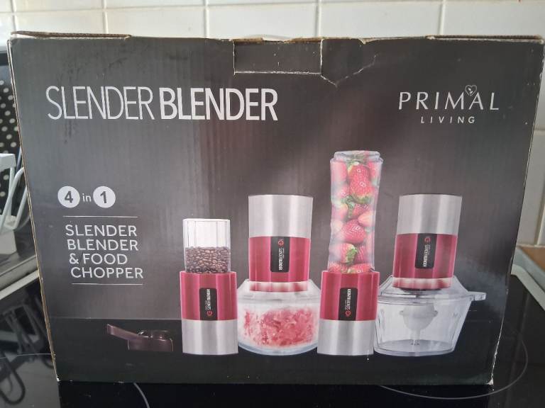 Primal Living Slender Blender & Food Chopper 4-in-1