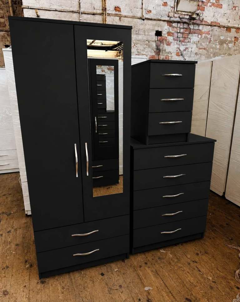 2 door wardrobe ful set available in responsible prices in stock delivery available