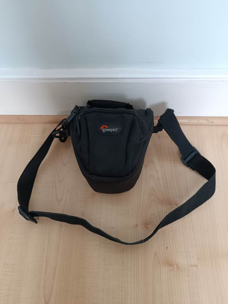 Black camera bag