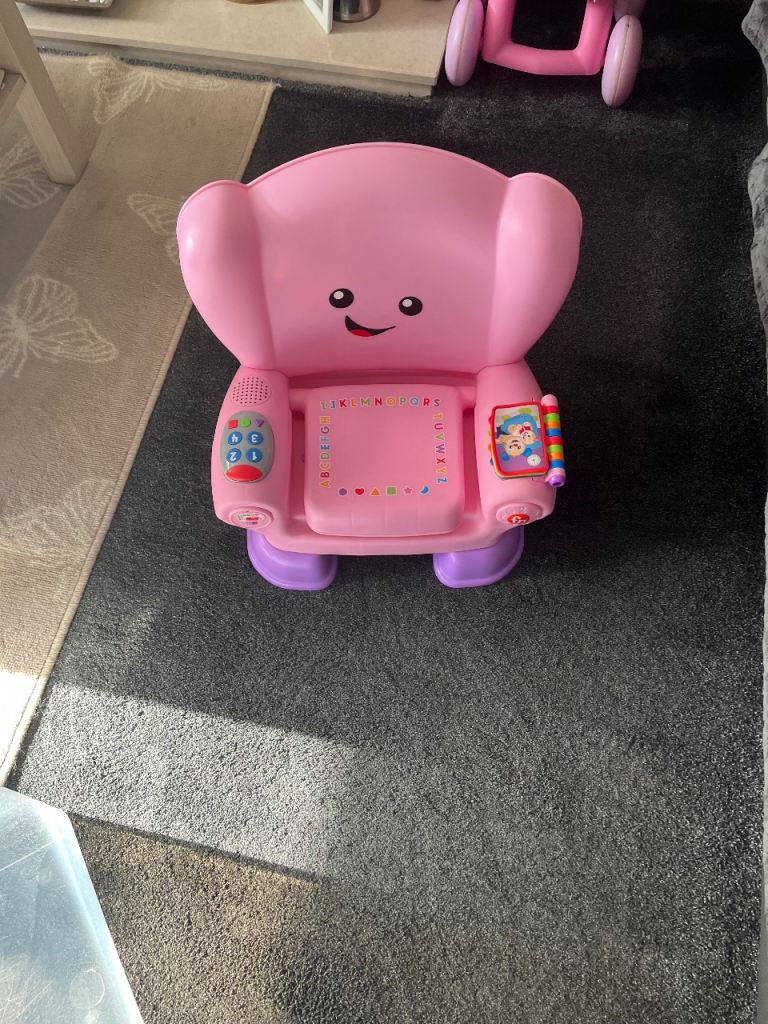 Fisher-Price Laugh & Learn Smart Stages Chair – Pink, Good Condition