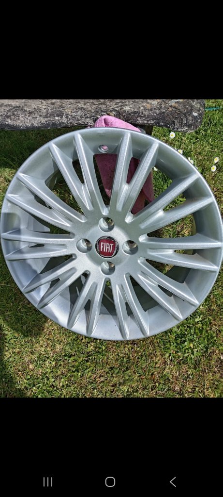 Genuine Fiat wheels