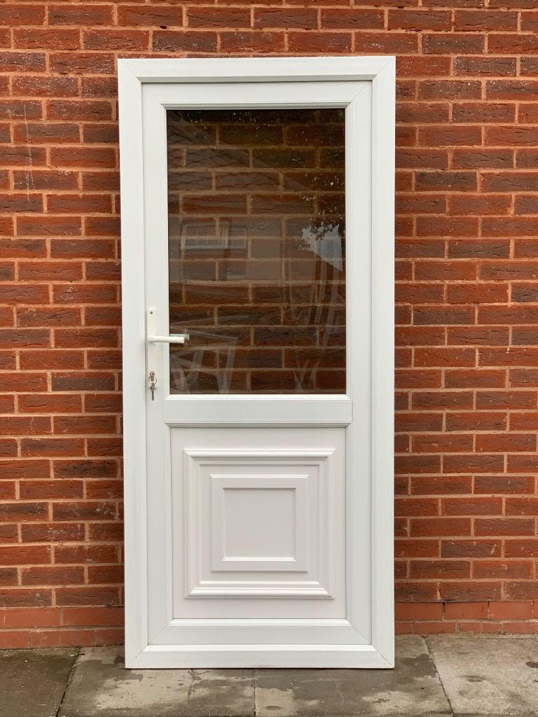 UPVC Double Glazed Back Door Side Door with 3 Keys