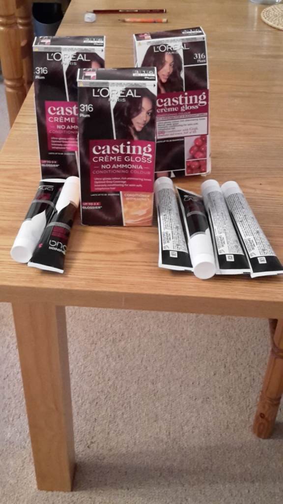 L'Oreal Casting Creme Gloss 316 Plum Hair Dye - New , £5.00 for Sale
