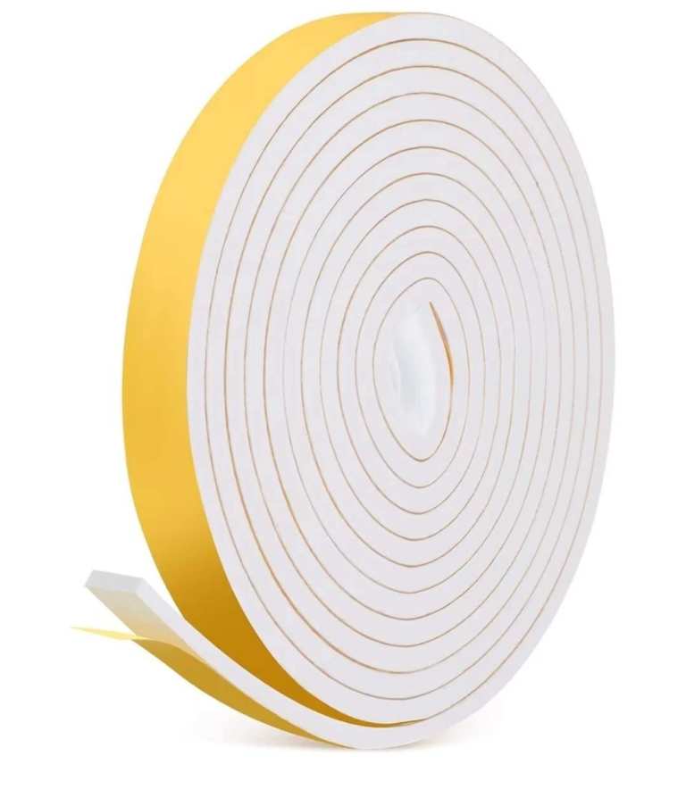 Adhesive Foam Tape Door Window Seal 12x3mm Draught Excluder Weatherstrip