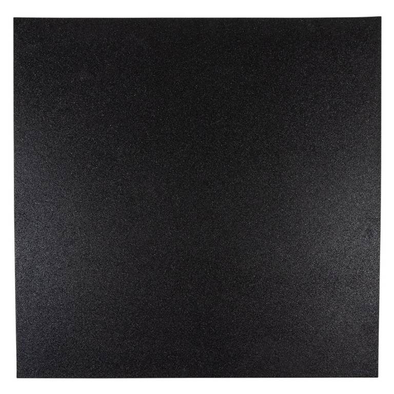 Economy 15mm 1m² Black Rubber Gym Flooring Tiles - Floor Mat