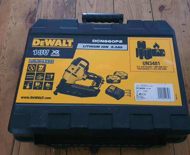For sale is a Dewalt 2nd fix nail gun case.
