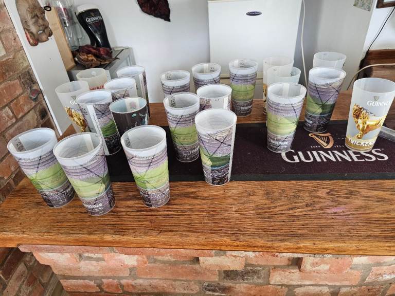 Twickenham Rugby drinks beakers