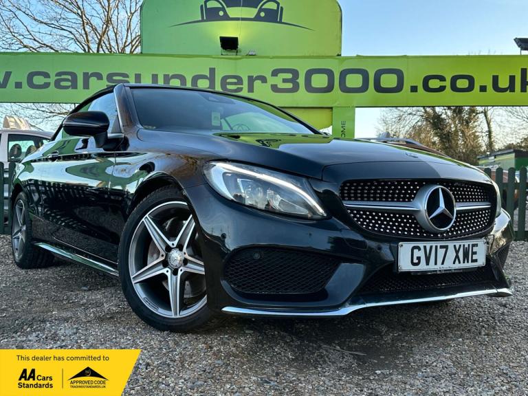 2017 Mercedes-Benz C Class 2.1 C 250 AMG Line Premium+ D Auto 2dr Convertible Diesel Automatic
