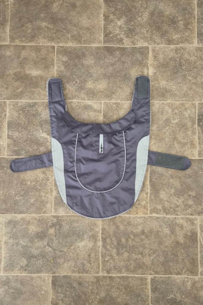 Pets at Home Ripstop Reflective Trim Dog Coat - Small
