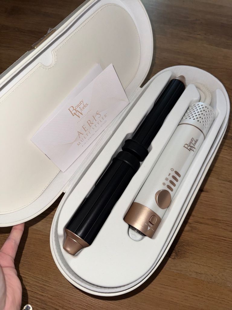 BEAUTY WORKS Aeris Hot Multi-Styler - White & Gold