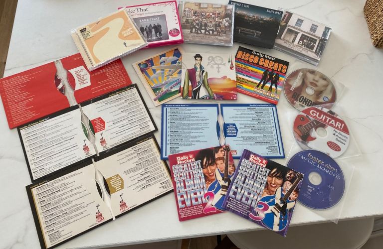 CDs - 80s - mixture of artists. 