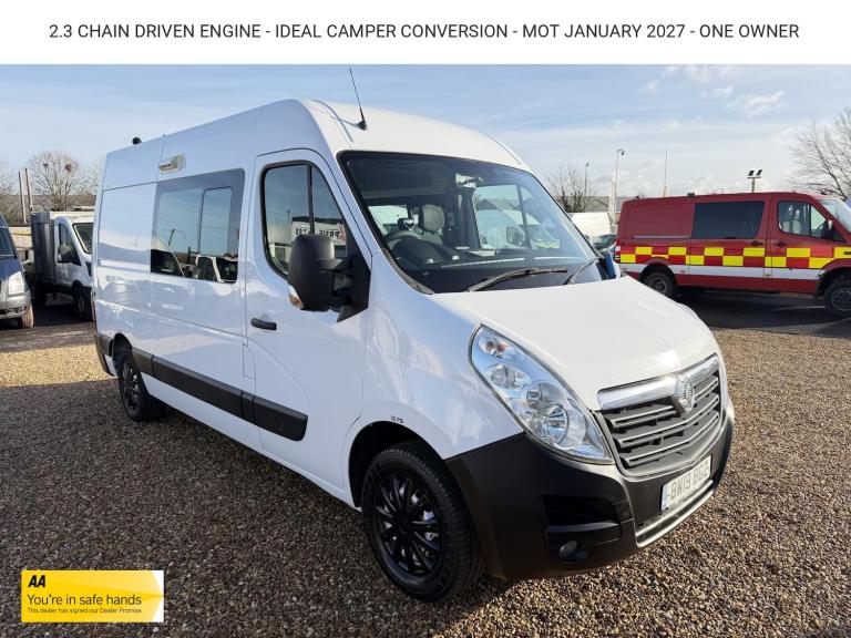 2019 Vauxhall Movano 2.3 CDTi 3500 Panel Van 5dr Diesel Manual FWD L2 H2 Euro 6 (130 ps) Panel Va...