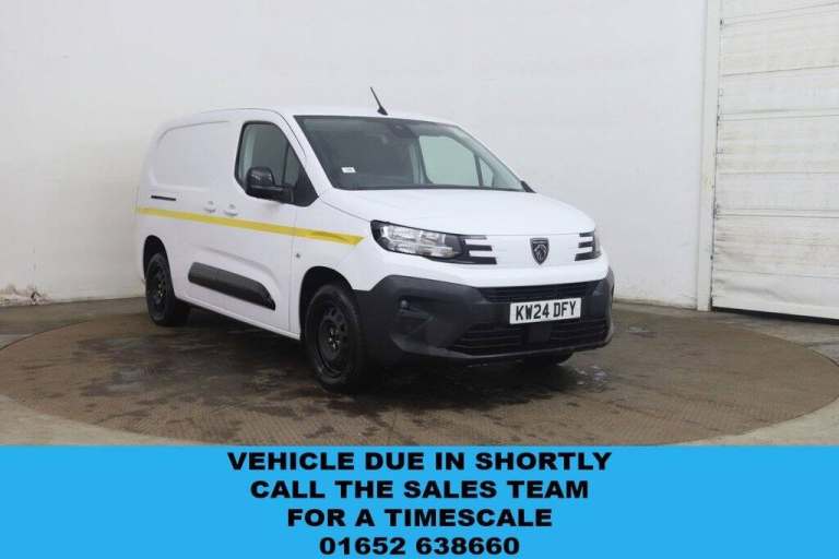 2024 Peugeot Partner 1.5 BlueHDi 100 Asphalt Van PANEL VAN DIESEL Manual