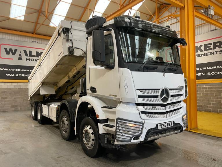 MERCEDES AROCS 3240 8X4 *EURO 6* ALUMINIUM INSULATED TIPPER - 2016 - YC66 WTA