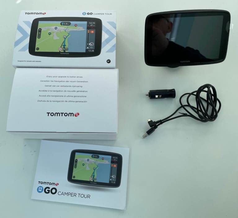 Tom Tom Go camper tour sat nav