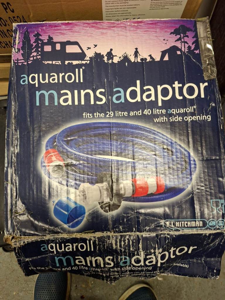 50 ltr Aquaroll and mains adaptor