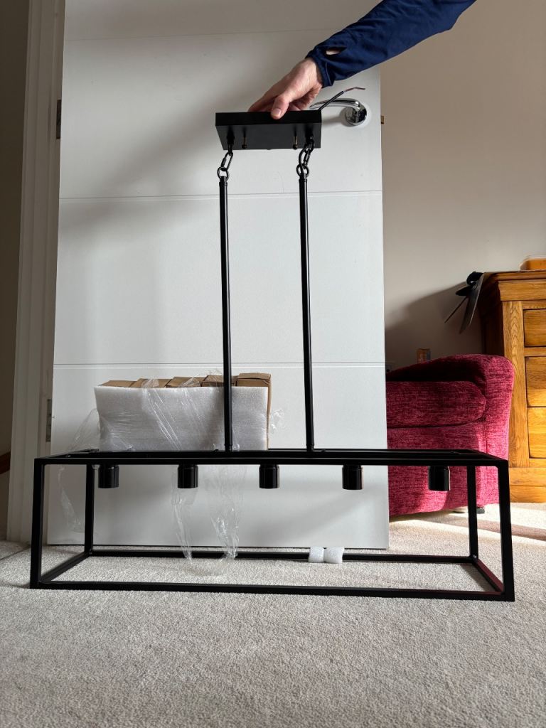 Williston Forge Primeau 5 - Light Black Kitchen Island Pendant