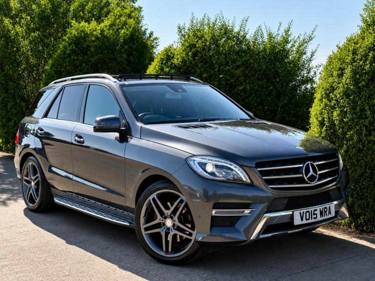 2015 15 MERCEDES BENZ ML350 3.0 V6 AMG LINE BLUETEC AUTOMATIC 4WD EURO 6 GREY