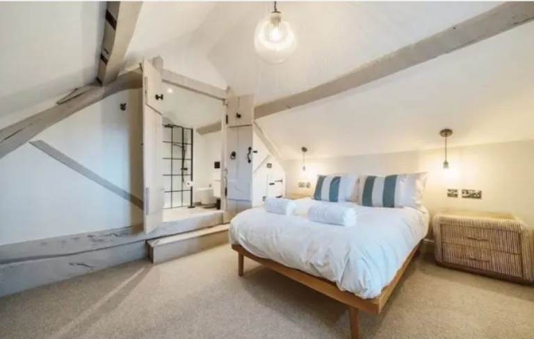 John Lewis bow  headboard bed frame kingsize