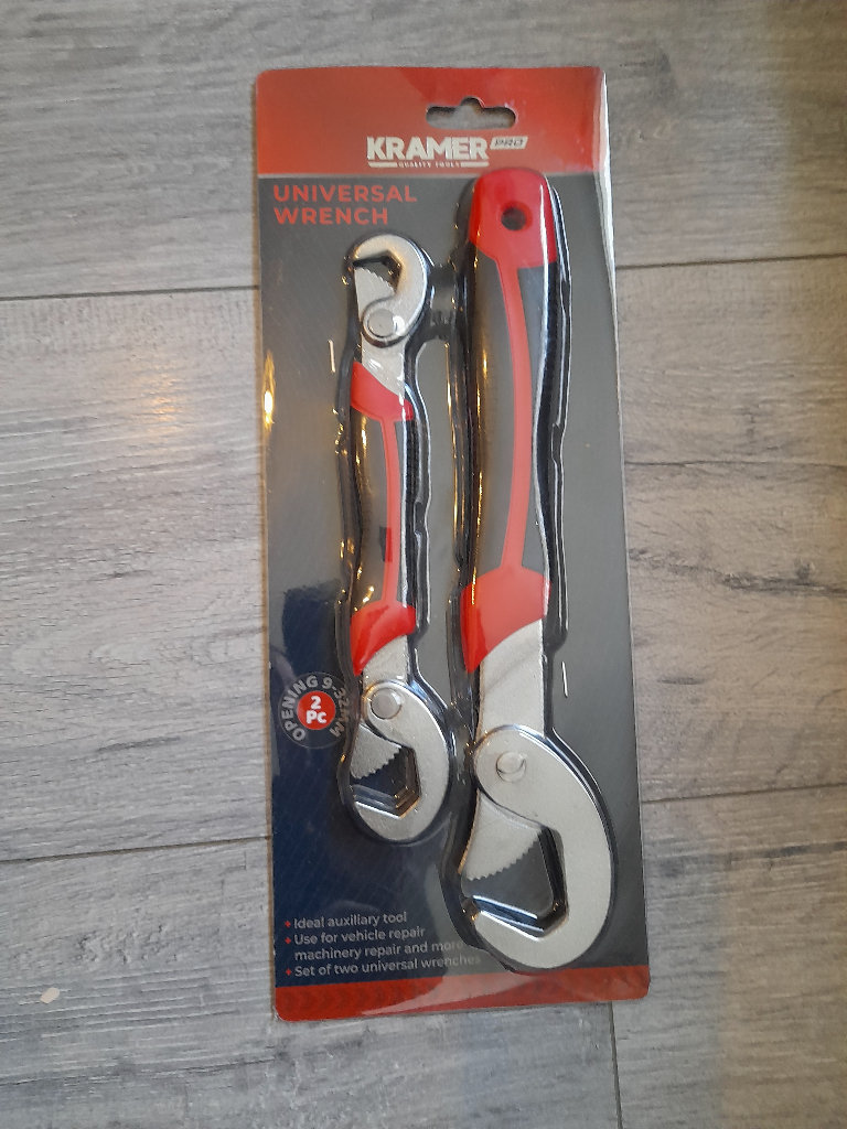 NEW Universal Wrench 2pc Set Kramer Pro