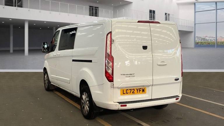 2023 Ford Transit Custom Crew Van Double Cab Limited L2 H1 Tdci 130 PS LWB 320 . Stunning 72 Plat...