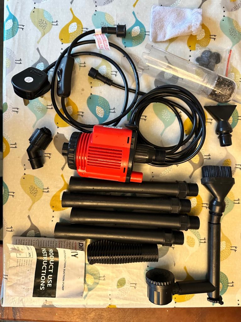 Fish tank multi function suction pump