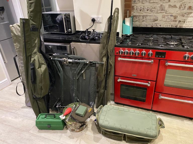 Carp fishing set up 