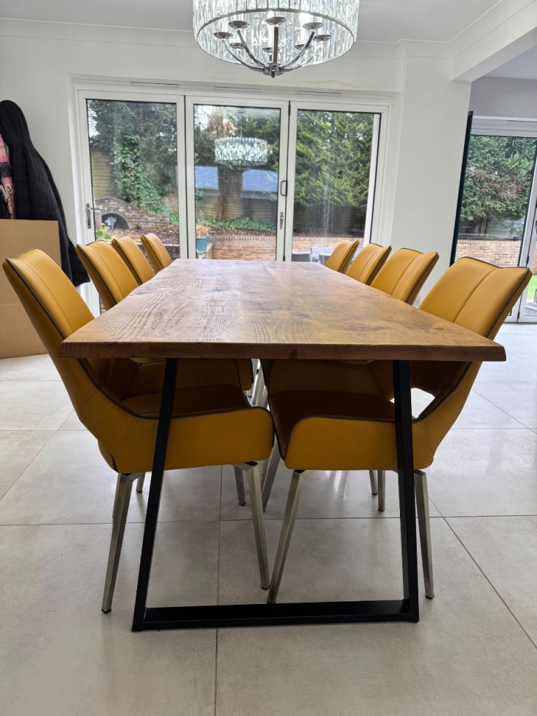 Stunning solid wood dining table