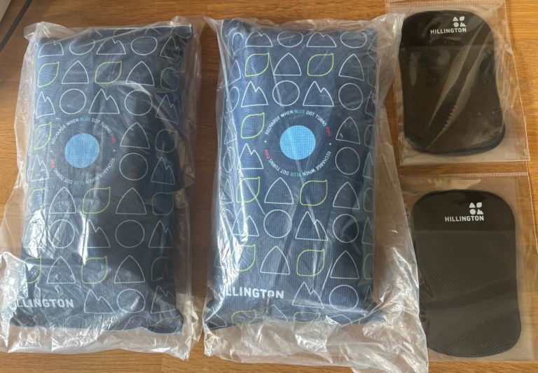 Brand New Unused HILLINGTON 2x1kg Reuseable Dehumidifier Pads for Car or Home 