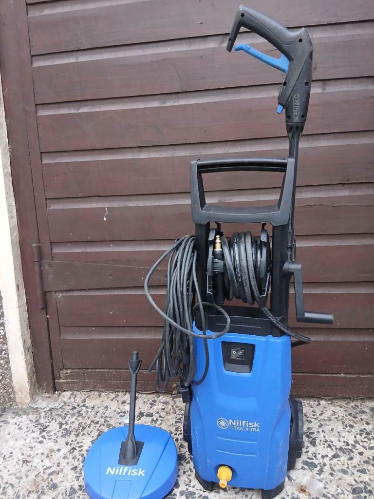 Nilfisk power washer with new patio cleaner